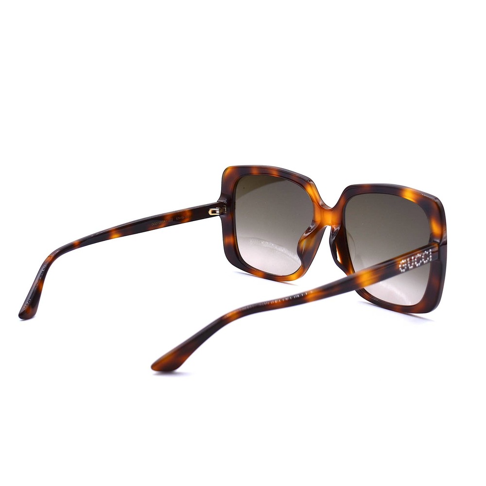 GUCCI GG0728SA 002 HAVANA BROWN GRADIENT AUTHENTIC SUNGLASSES - Picture 6 of 10
